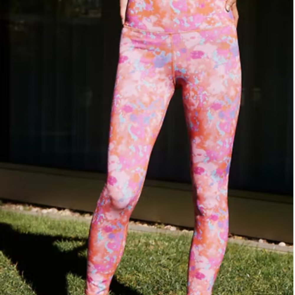 Anthropologie Multicolor W Daily Practice Liana Printed Legging NWT